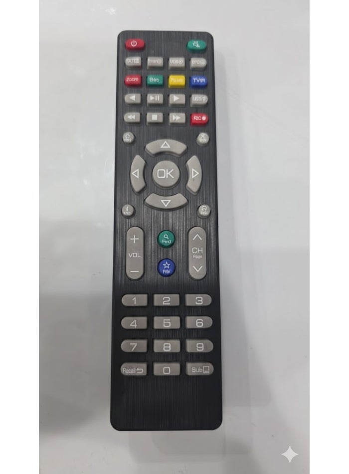 HD Satellite Receiver Remote Control with USB Recording, EPG & Zoom Functions
